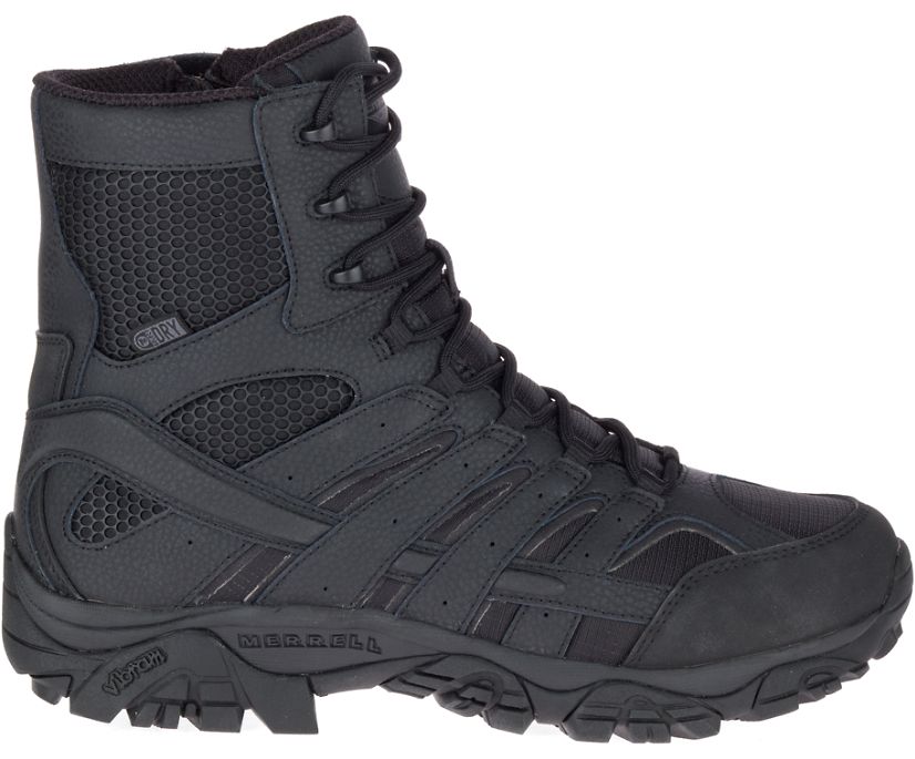 Buty Merrell Moab 2 8" Tactical Wasserdicht - Buty Robocze Damskie Merrell - Czarne [CMGPY-6523]